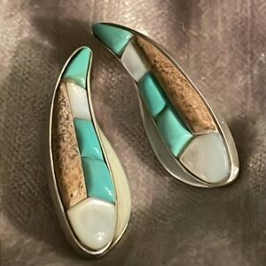 Jay King Sterling Silver Southwestern Navajo Earrings 925
